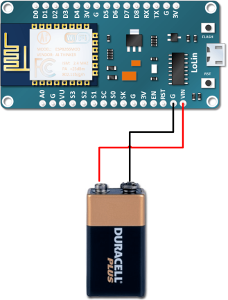 power-esp-12e-with-a-9v-battery