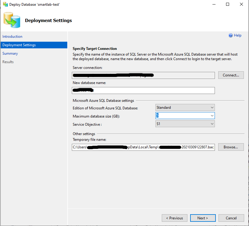 Deployment settings - part 2 